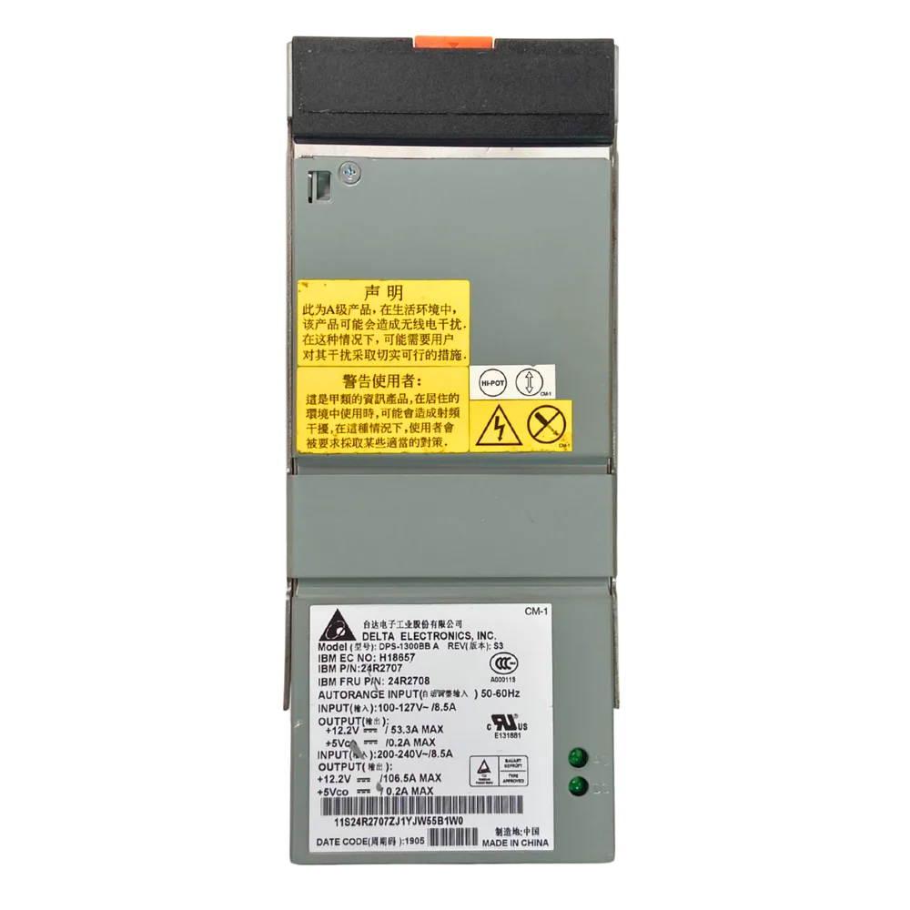 Fonte Delta Ibm 1300w Dps-1300bb 24r2707 - 127/220v