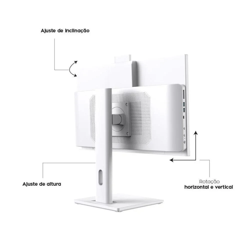 All In One Branco I5 8GB Ram SSD 960gb Tela 24'' Wifi Webcam em Campinas - foto 3