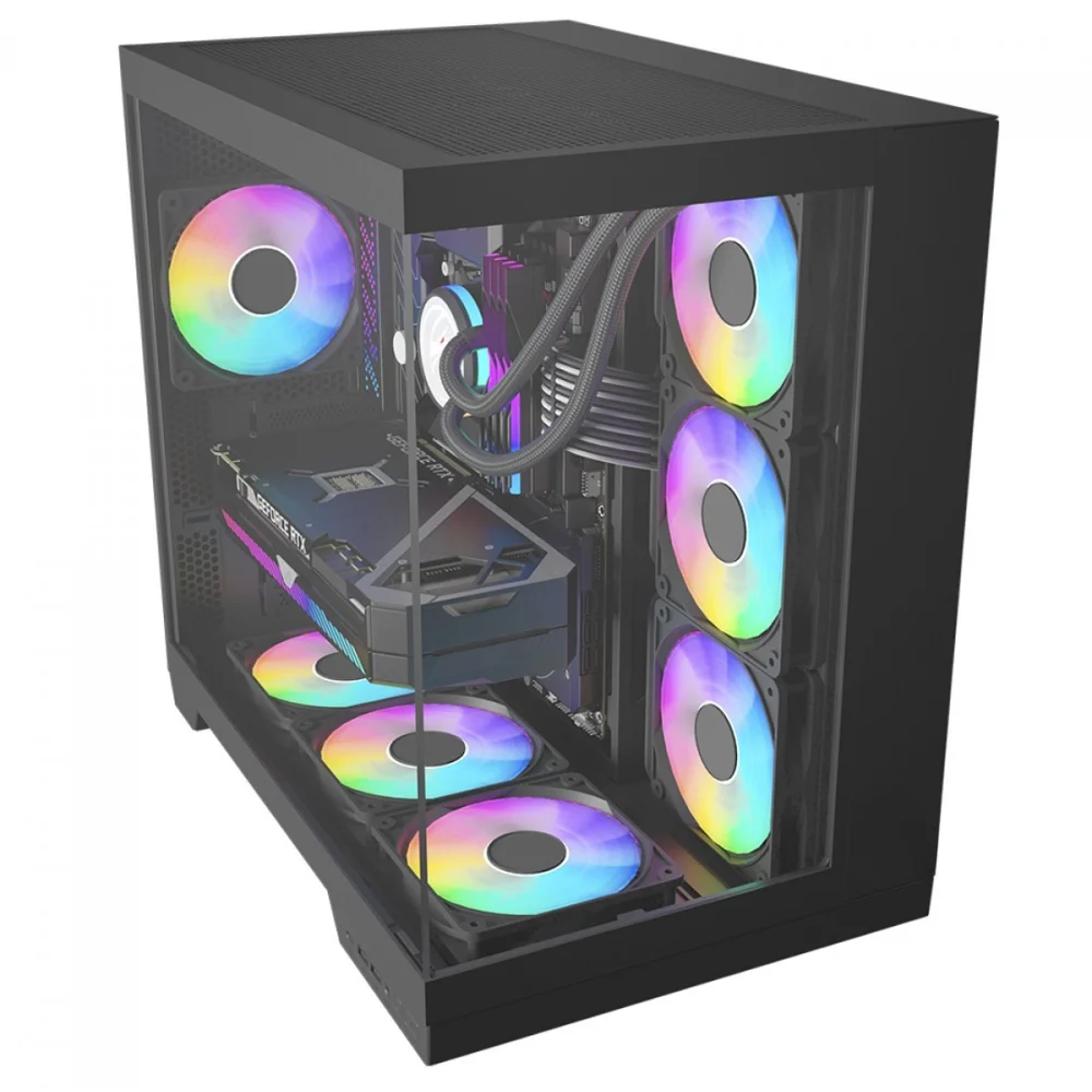 PC Gamer Aquário ASUS TUF B550 Amd Ryzen 7 5700x, RTX 5060, 64gb Ram, SSD Nvme 2TB, Water Cooler - Balão.info - view 2