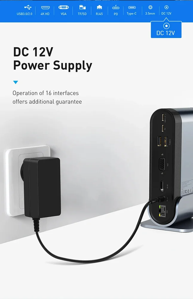 Hub Usb-c Baseus 16 Em 1 Dockstation em Campinas - foto 3