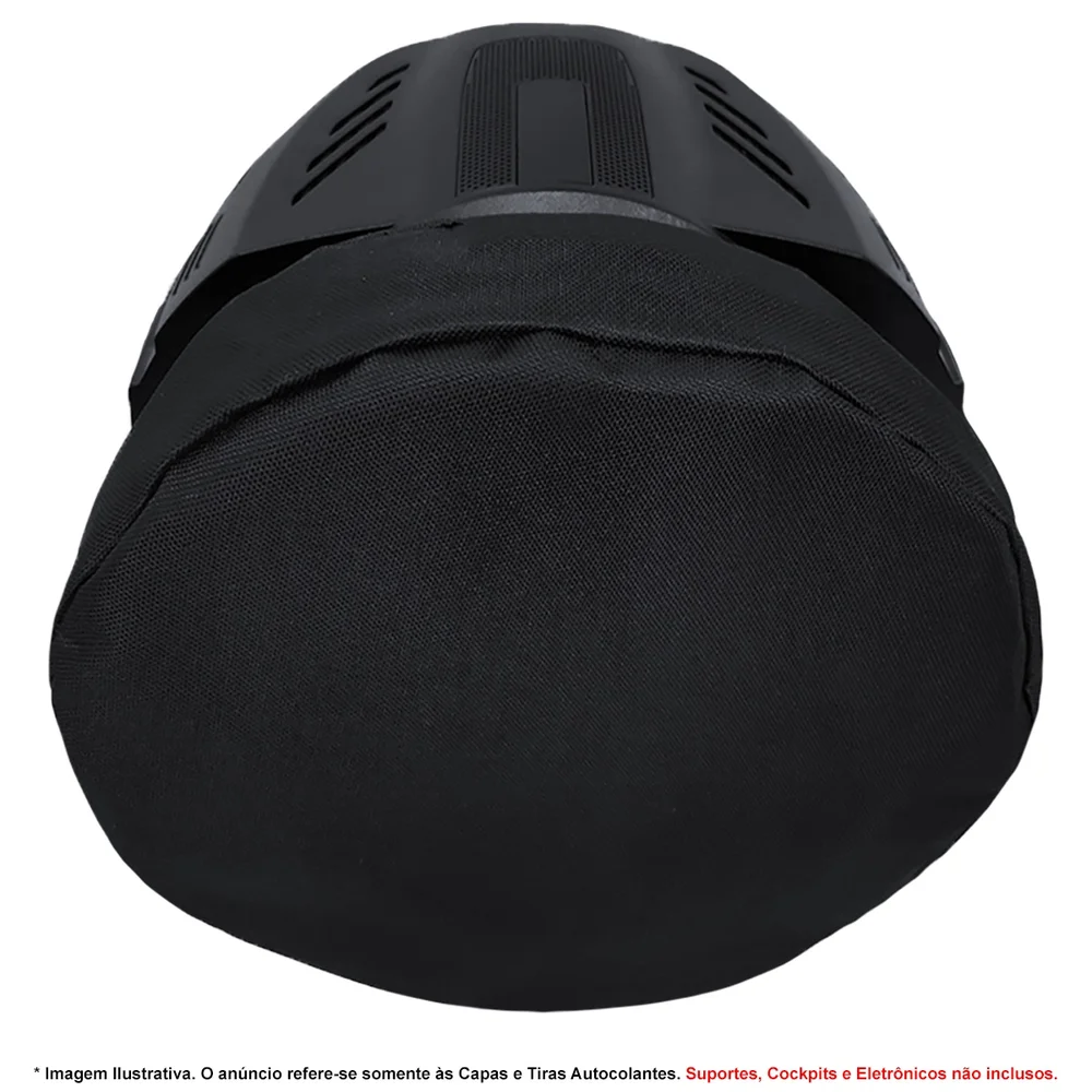 Kit Capas Protetoras Qualicapas Compatíveis C/ Volante E Base T300rs Gt + Capa P/ Pedal T3pa Gt Simulador Thrustmaster