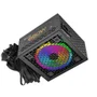 Fonte New Hero Tesla, RGB, 650w, 80 Plus Bronze, Pfc Ativo, Preto