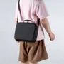 Bolsa Compatível Com Nintendo Switch OLED Maleta Viagem Preta Rígida Eva + Película De Vidro Premium + 4 Grips Mario