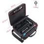 Bolsa Compatível Com Nintendo Switch OLED Maleta Viagem Preta Rígida Eva + Película De Vidro Premium + 4 Grips Mario