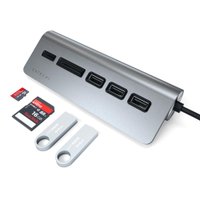 Hub Usb-c Satechi 5 Portas Com Usb-a 3.0 + Sd Space Gray