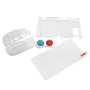 Kit Proteção Para Nintendo Switch 6 Em 1 - Case Capa Película Grips Caps Crystal