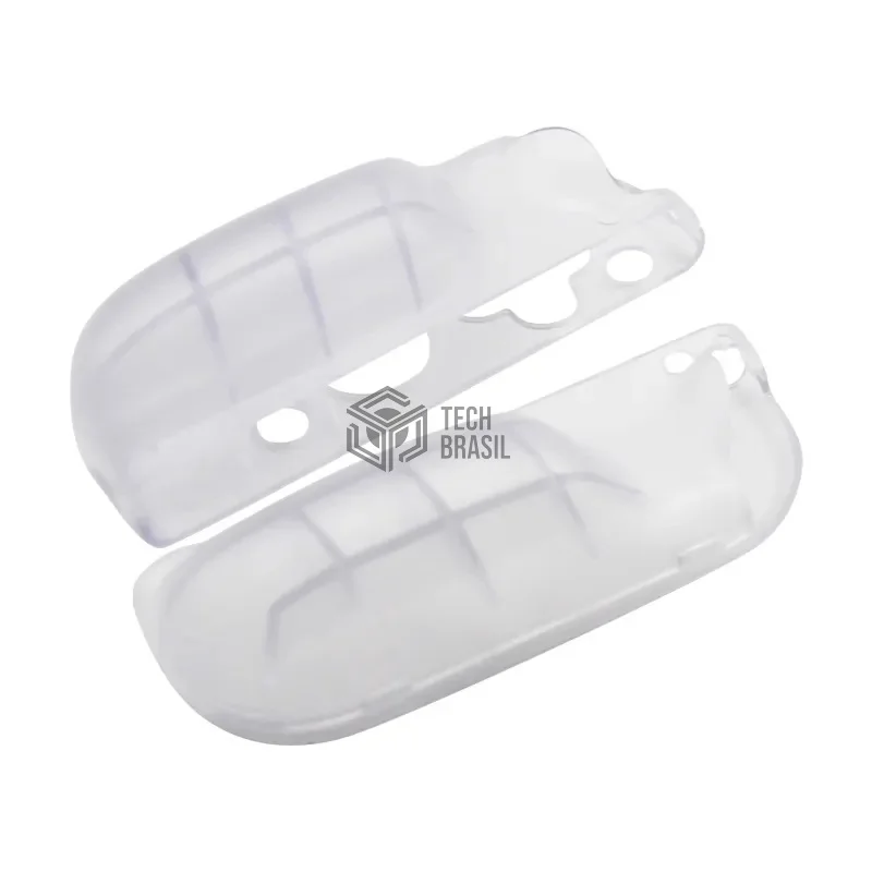 Kit Proteção Para Nintendo Switch 6 Em 1 - Case Capa Película Grips Caps Crystal