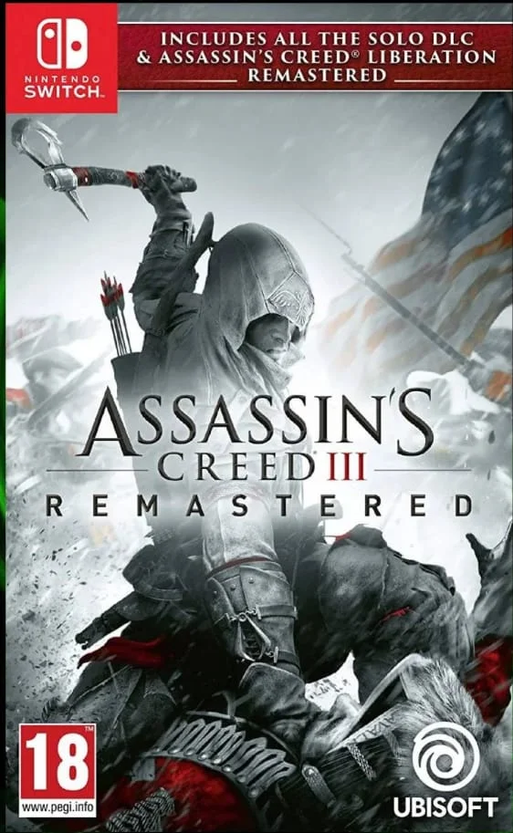 Jogo Assassin's Creed 3 Remastered Switch Jogo Assassin's Creed 3 Remastered Switch