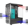 Gabinete Gamer Aquário Medusa Micro Atx Cg-01tw