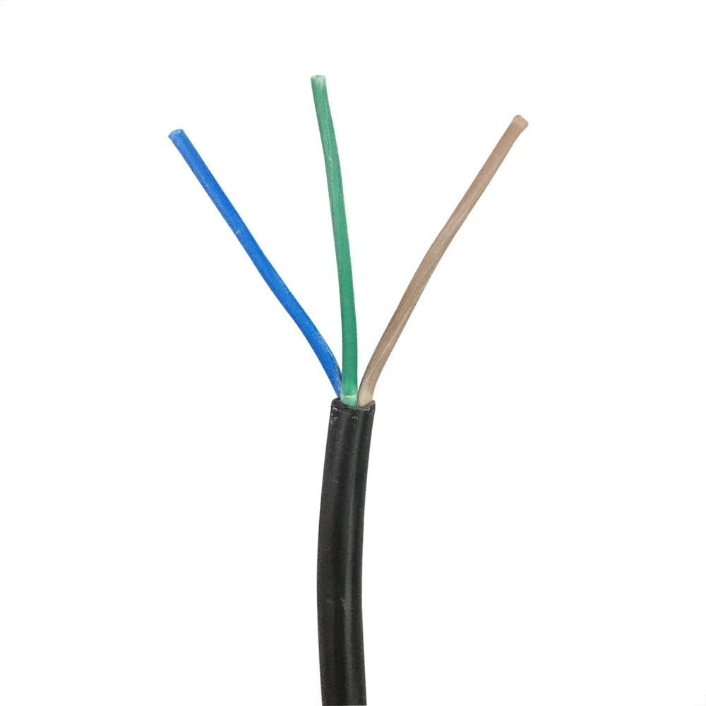 Cabo Pp 3x1,50 Mm Elétrico Flexível Preto - 2 Metros Cabo Pp 3x1,50 Mm Elétrico Flexível Preto - 2 Metros