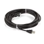 Cabo De Rede Patch Cord Cat5e Montado Preto - 1 Metro