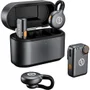 Microfone Hollyland Lark M2s Duo Kit Sem Fio Preto.