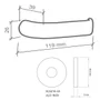 Fechadura Duna 2 Externa 55mm Cromo Acetinado M0915z R0069 Ez1750 Imab