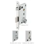 Fechadura Duna 2 Externa 55mm Cromo Acetinado M0915z R0069 Ez1750 Imab