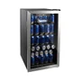 Cervejeira Expositor Vertical Hq Vidro Duplo 100 Litros Inox Hq-100cevpv - 127v