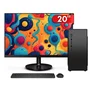 Computador Completo Intel Core i7, 16gb Ram, SSD 1TB, Bivolt, Monitor 20