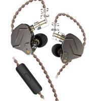 Fone De Ouvido Kz Zsn Pro In Ear Com Microfone Cinza