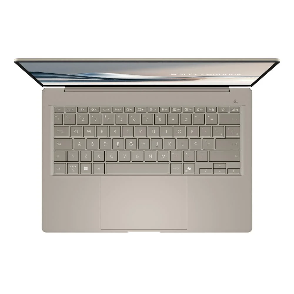 Notebook Asus Zenbook A14 Ux3407qa, Snapdragon X1 26 100, 32GB RAM, SSD 1TB, Tela 14" OLED Fhd, WINDOWS 11 Home, Bege - Qd391w