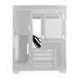 Gabinete Branco Gamer Mini Tower Vidro, 5 Slots De Expansão, Entrada Usb 3.0 P2, Painel Transparente, Home Office, Escritório