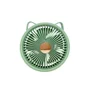 Mini Ventilador Portátil Bommax, Rotação 360º, Velocidade Ajustável, Silencioso - Bm-a22 Verde