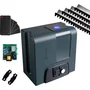 Kit Motor Automatizador De Portão Dz Nano Nitro Rossi 650kg 5 Controles 4m Cremalheira