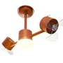 Ventilador De Teto Treviso Infinit LED Cobre Controle Remoto Bivolt