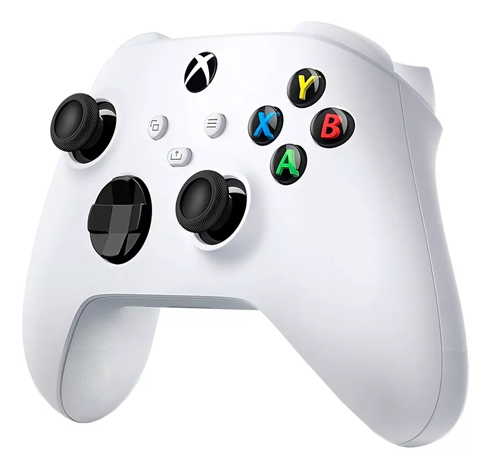 Controle Sem Fio Microsoft XBOX One – Robot White , Compatível Com Series X|s E PC. Controle Sem Fio Microsoft XBOX One – Robot White , Compatível Com Series X|s E PC.