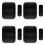 Kit 04 Sensores Magnético De Abertura De Porta E Janela Xas Smart Black Intelbras Sem Fio