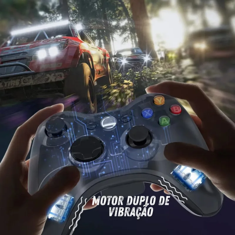 Controle Sem Fio Turbo Para XBOX 360 E Computador