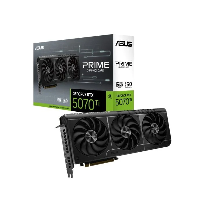 Placa De Vídeo Asus Nvidia Geforce Prime RTX 5070 Ti 16gb Gddr7 256 Bits - Prime-RTX5070ti-16g Placa De Vídeo Asus Nvidia Geforce Prime RTX 5070 Ti 16gb Gddr7 256 Bits - Prime-RTX5070ti-16g