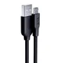 Cabo Micro Usb Para Usb A 1hora 2.1a Macho 2m Preto
