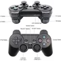 Controle sem Fio com Adaptador Compativel Playstation 2 Cor Preto