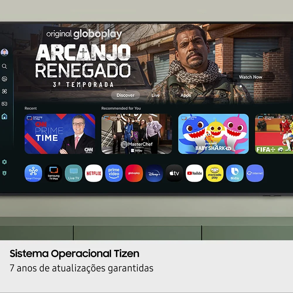 Samsung Smart Tv 75” Crystal Uhd 4k U8100f 2025, XBOX Cloud Gaming, Canais Gratuitos, Alexa 75” - view 2