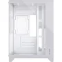 Gabinete Gamer Fortrek Clarity Branco – Design Aquário Com Lateral De Vidro Temperado