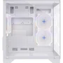 Gabinete Gamer Fortrek Clarity Branco – Design Aquário Com Lateral De Vidro Temperado