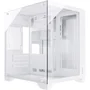 Gabinete Gamer Fortrek Clarity Branco – Design Aquário Com Lateral De Vidro Temperado