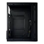 Gabinete Office Hayom Gb1751 Com 1 Fan LED Vermelha S/fonte Atx 2 Portas Usb 2.0 Preto - Gb1751