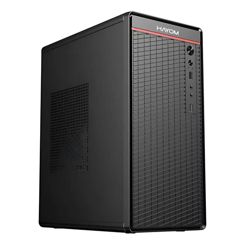 Gabinete Office Hayom Gb1751 Com 1 Fan LED Vermelha S/fonte Atx 2 Portas Usb 2.0 Preto - Gb1751 Gabinete Office Hayom Gb1751 Com 1 Fan LED Vermelha S/fonte Atx 2 Portas Usb 2.0 Preto - Gb1751