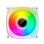 Cooler Fan Reverse Ty1 Led Infinito, Pwm 4 Pinos, ARGB 5v 3 Pinos, 120mm, Branco, Coolmoon CM-TY1-W-R