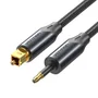 Cabo De Áudio Fibra Óptica Mini Toslink Para Toslink 3m