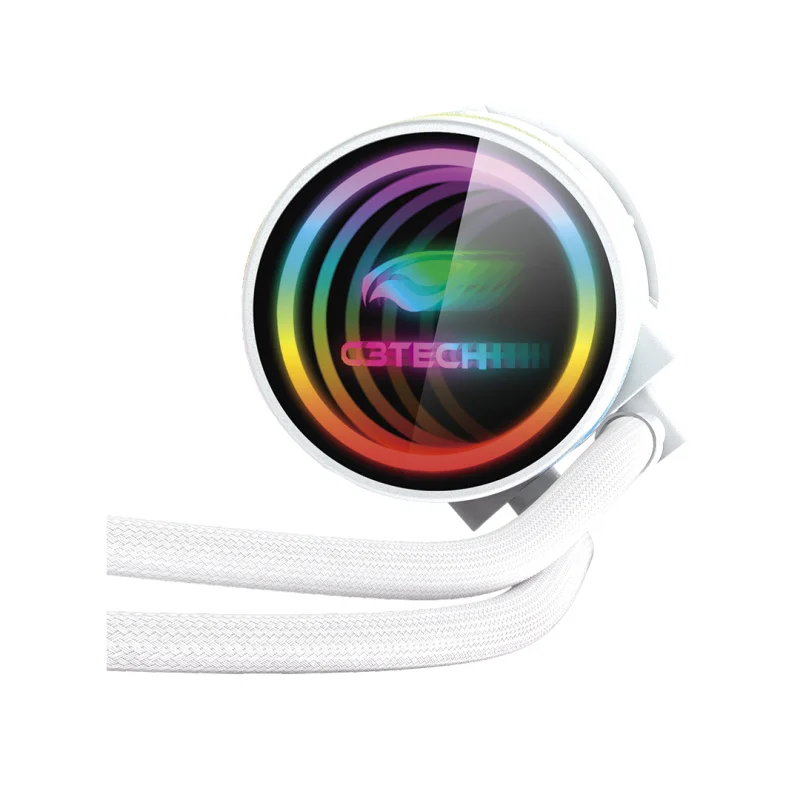 Water Cooler C3tech Gaming 120mm Fc-w120whRGB Branco