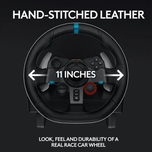 Logitech - Volante E Pedais De Corrida Driving Force G29 Para Ps5, Ps4, PC, Mac - Preto-941-000110 Logitech - Volante E Pedais De Corrida Driving Force G29 Para Ps5, Ps4, PC, Mac - Preto-941-000110