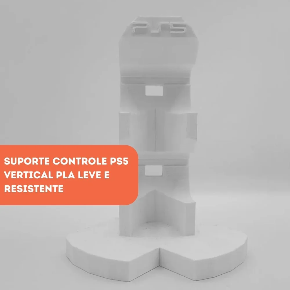 Suporte De Controle Ps5 Vertical - Cinza Suporte De Controle Ps5 Vertical - Cinza
