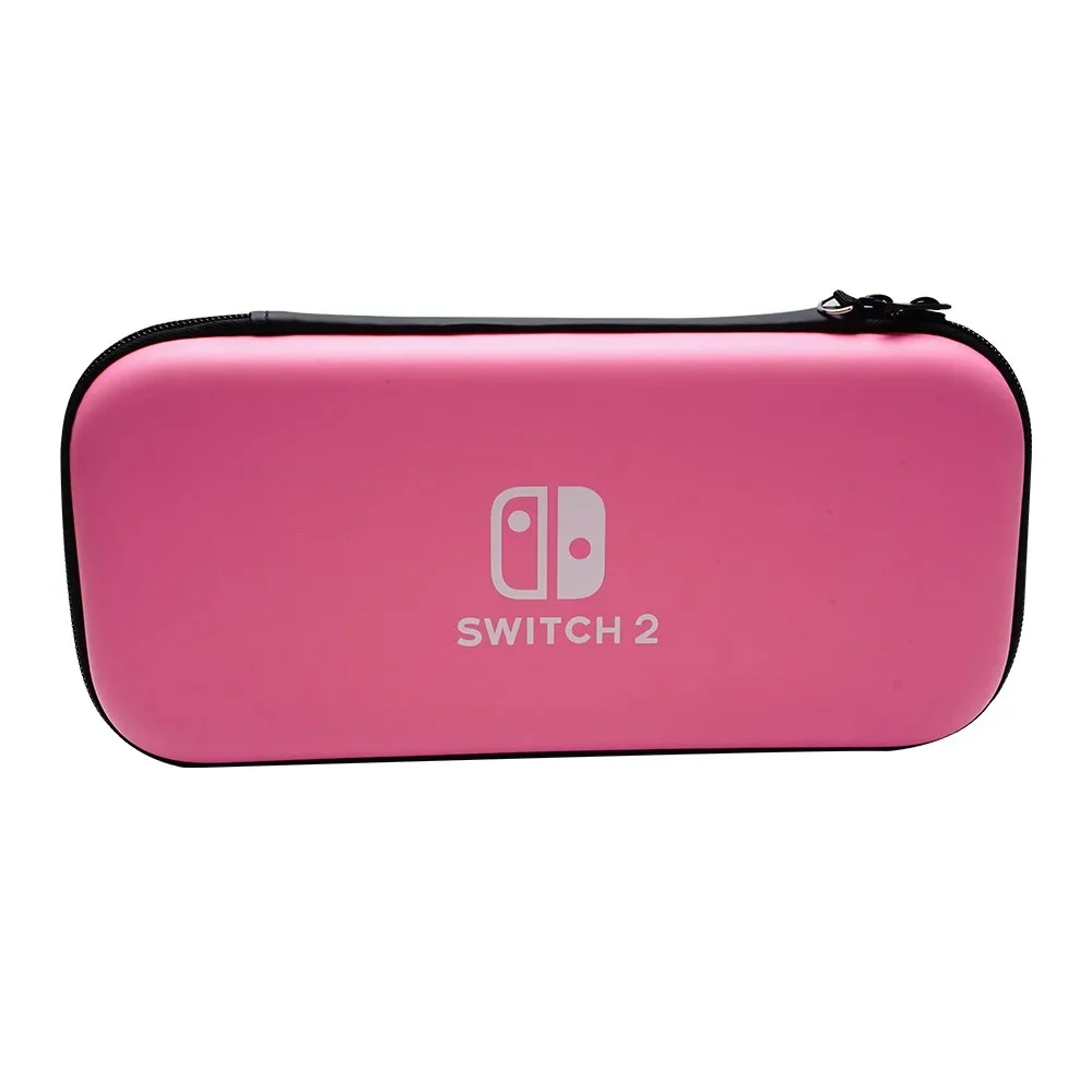 Bolsa Rosa Nintendo Switch 2 Case Proteção Bag Ns2 Maleta Logo