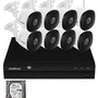 Kit 8 Câmeras Intelbras Im5 Full Hd Nvd 1408 Intelbras Com Hd 1TB.