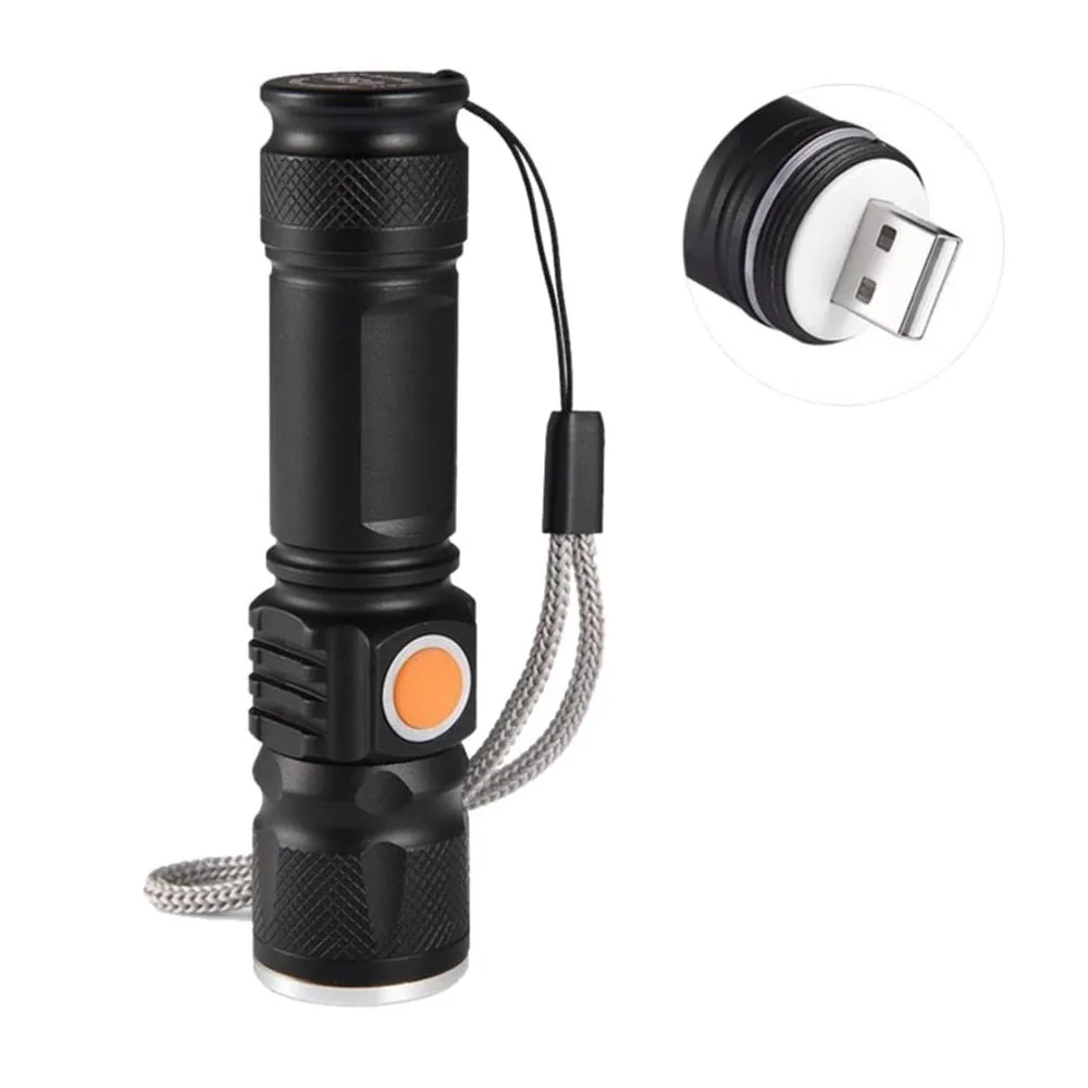 Lanterna Tática LED St - 515 Usb Recarregável