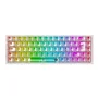 Teclado Mecânico Gamer Redragon Transparente Castor Pro RGB K631ct-RGB-pro