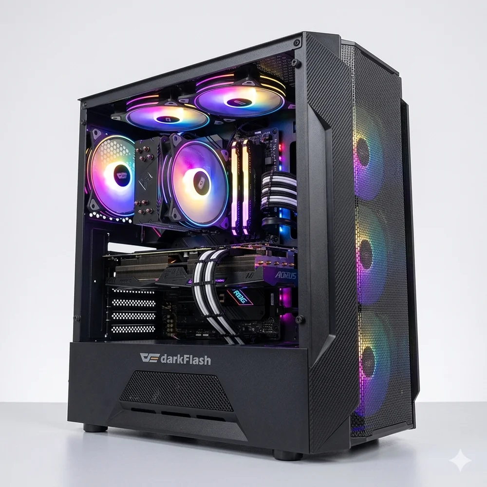 PC Workstation Amd Ryzen 7 7700, RTX 5060 Ti 16gb, 64gb Ddr5, 2TB Nvme, W11 - Kalango Games