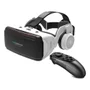 Óculos Vr Realidade Virtual 3d Com Fone De Ouvido E Controle, Óculos Universais De Realidade Virtual Compatível Com Fones De Ouvido Vr De 4,7 A 6 "