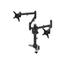 Suporte De Mesa Avatron Para 2 Monitores Até 27" Com Garra/morsa - Smd-1027g-b